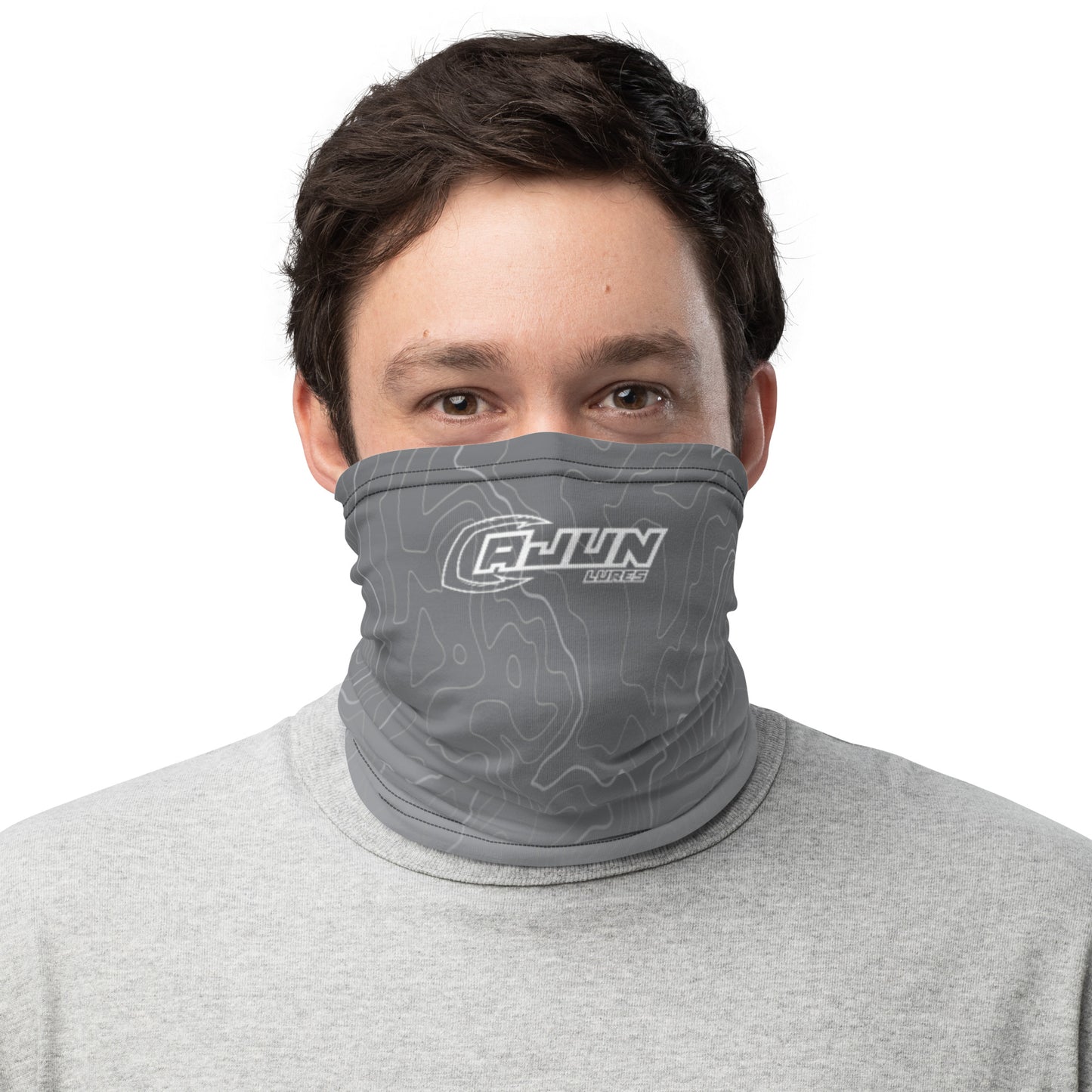 Grey Contour Neck Gaiter - Cajun Lures