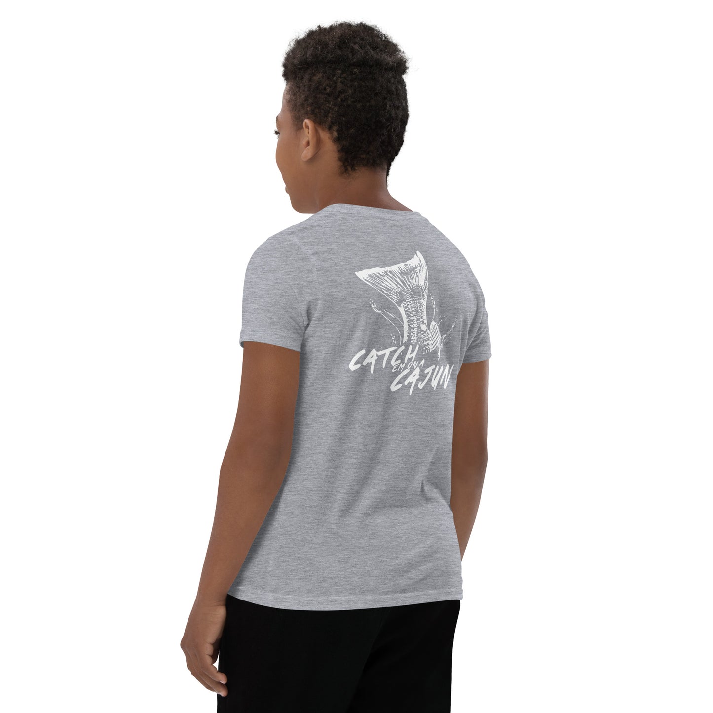 Youth Short Sleeve Redfish Shirt - Cajun Lures