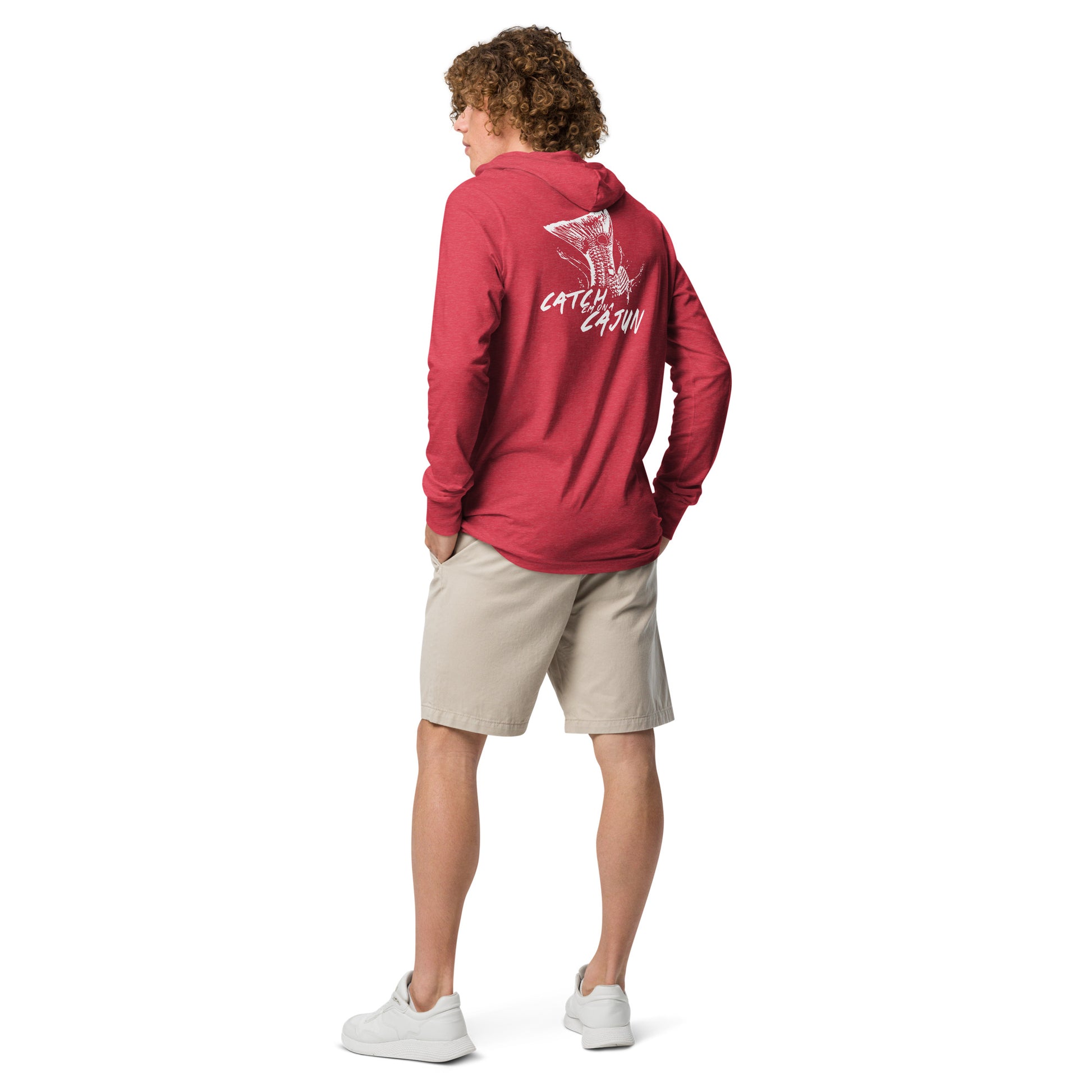 Redfish Hooded Long-Sleeve tee - Cajun Lures