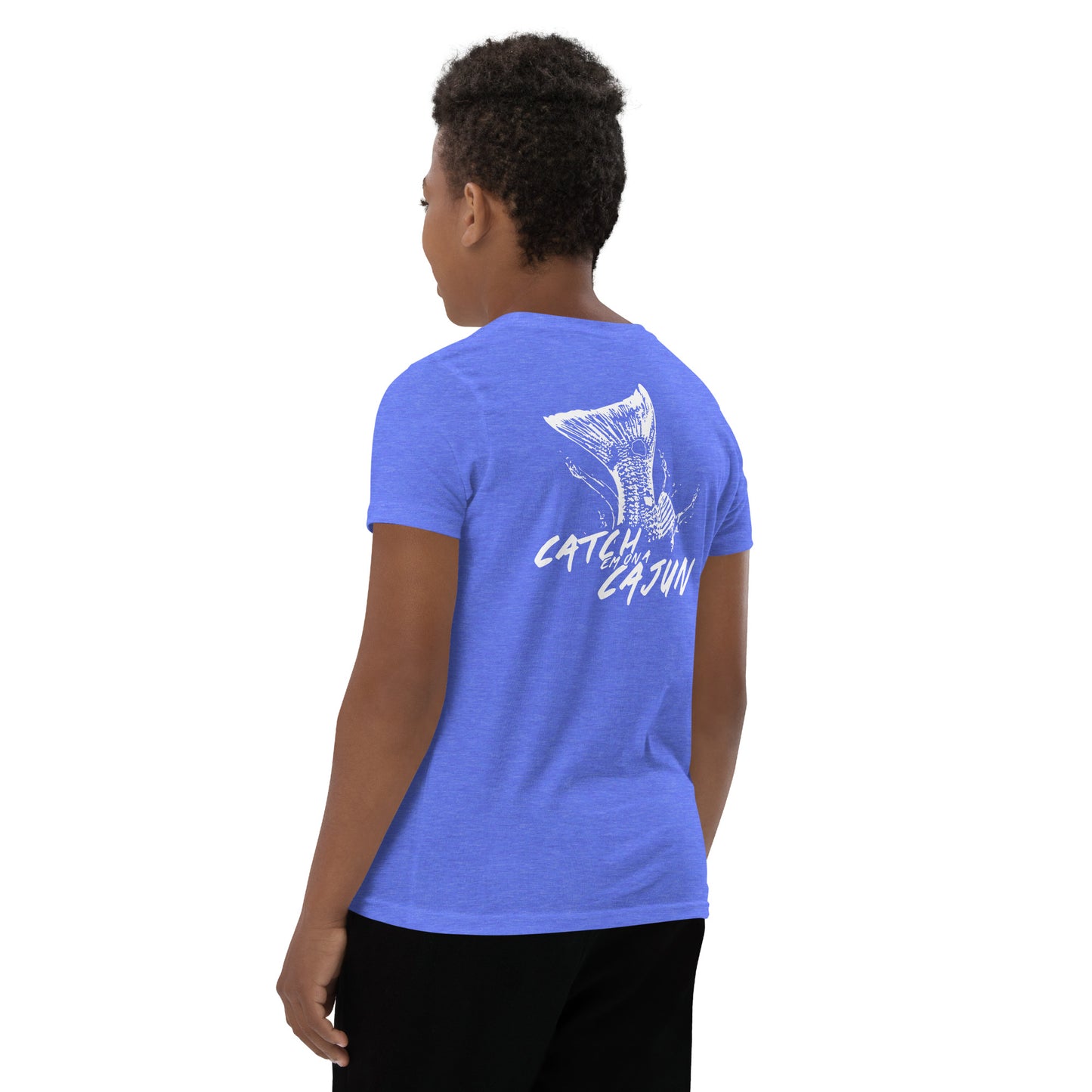Youth Short Sleeve Redfish Shirt - Cajun Lures
